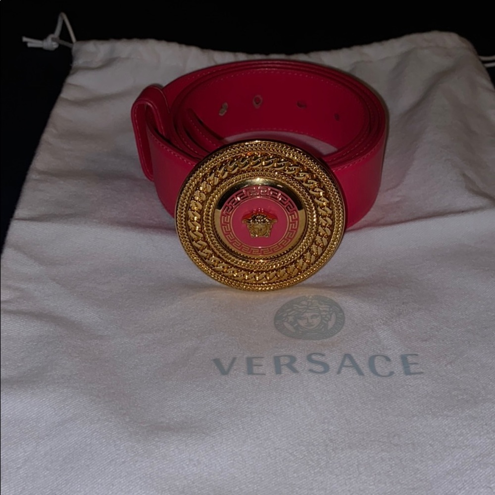 Pink Versace Belt